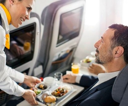 Lufthansa-Service: Das Essen bleibt im Angebot.