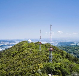 Mysteriöse Weiße Kugel: Eines der Wanderziele. 