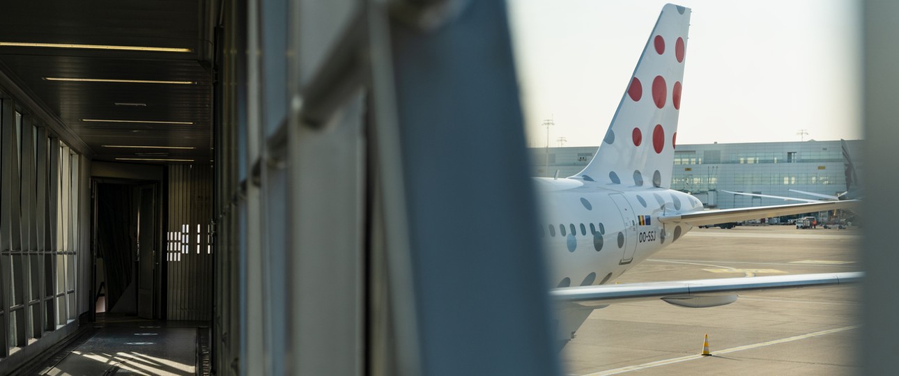 Jet von Brussels Airlines: Viele Angestellte sind unzufrieden.