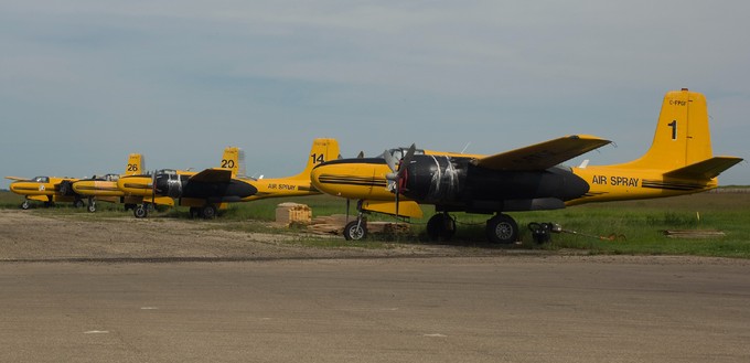 Douglas B-26C Invader von Air Spray.