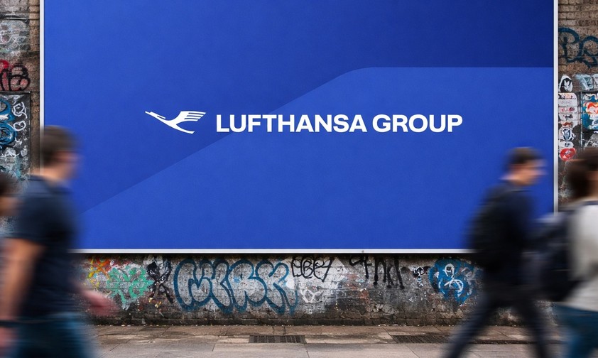 lufthansa group neuer markenauftritt plakat