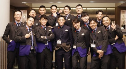 Flugbegleiter von China Airlines: Mitte November flog die erste rein männliche Crew nach New York.