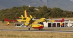 Löschflugzeuge: CL-415 der kroatischen Luftwaffe.