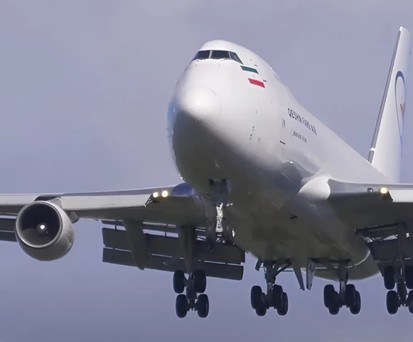 Israel zwingt iranische Boeing 747, Flug nach Beirut abzubrechen
