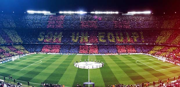 Camp Nou: Eines der traditionsreichsten Fußball-Stadien der Welt.
