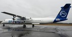 Die erste Dash 8 von Sky Alps: Die ehemalige Flybe-Maschine trägt die Seriennummer MSN4237.