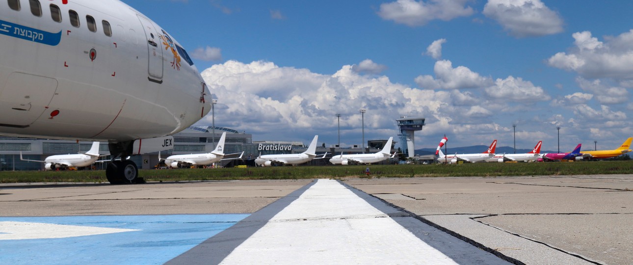 Flughafen Bratislava: Nur elf Flüge pro Woche.