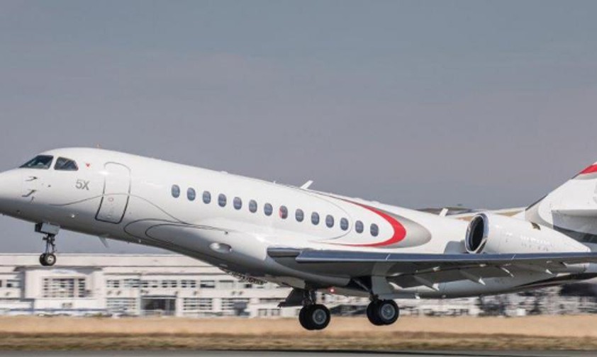 Falcon 5X bei einem Test: Die Entwicklung wird eingestellt.