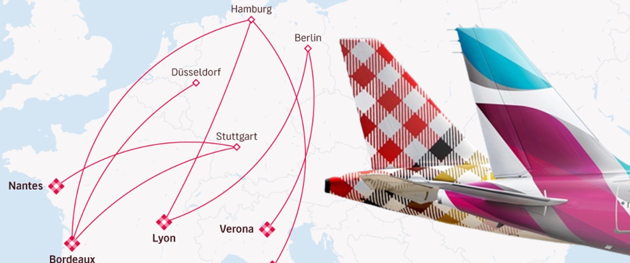 Neue Routen sowie Heckflossen von Volotea und Eurowings: Partner.