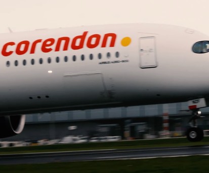 Der gemietete Airbus A350 in einem Video Corendon Dutch: Auf den Geschmack gekommen.