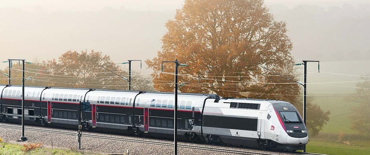 Französischer Schnellzug TGV: Großes Inlandsnetz.