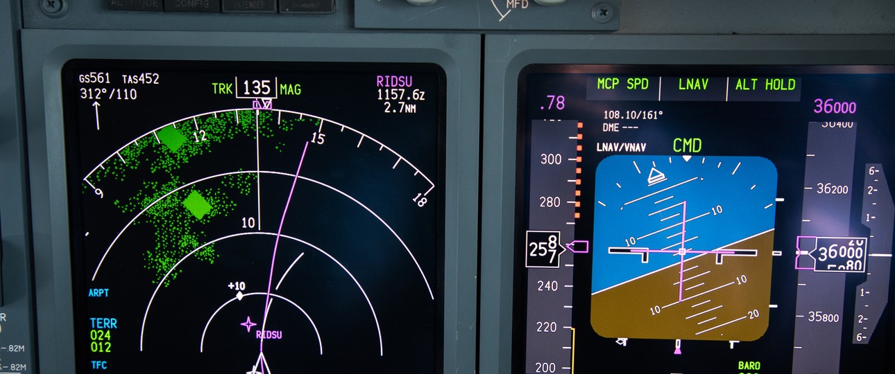 Instrumente im Cockpit einer Boeing 737: Die Simulatoren für die 737 Max haben einen Mangel.