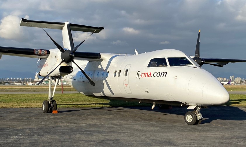 Dash 8-100 von Central Mountain Air: Die Fluglinie expandiert in Kandas Osten.