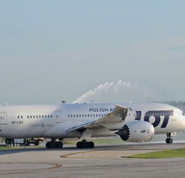 Dreamliner von Lot in Chicago: Neue Verbindung.