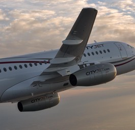 Sukhoi Superjet von City Jet: Die irische Fluglinie besitzt sechs Stück der russischen Flieger.