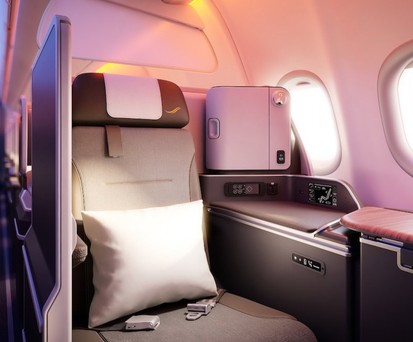 First Class von Air Côte d'Ivoire: Hier kann man viel Gepäck mitnehmen. 