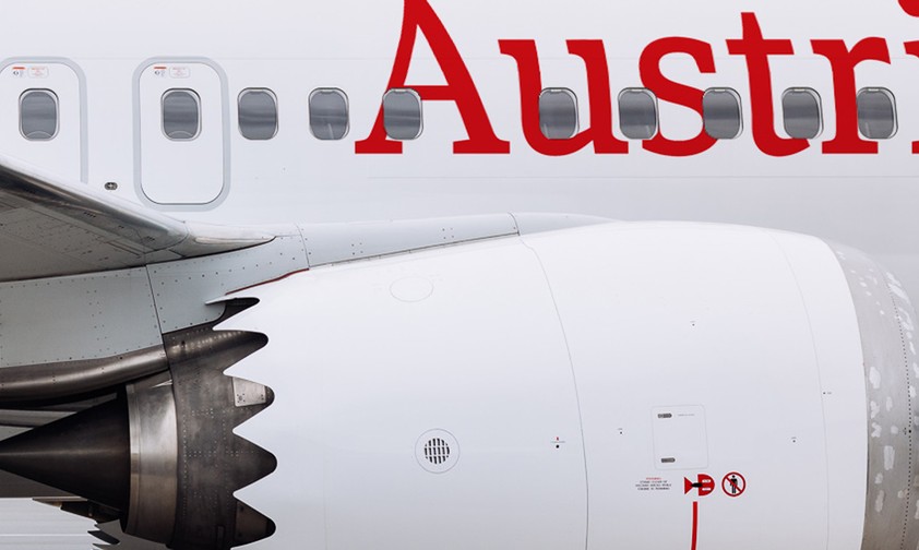 Boeing 737 Max von Austrian Airlines (Montage): Könnte so aussehen.