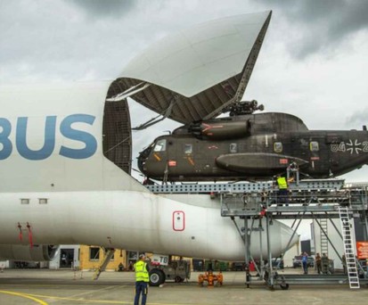 Airbus Beluga ST: Kapazitäten für militärische und zivile Fracht.
