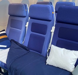 Lufthansas Schlafcouch: Maximal drei pro Flug.
