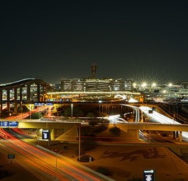 Flughafen Phoenix in der Nacht: Es kam zu einer ungewöhnlichen Situation.