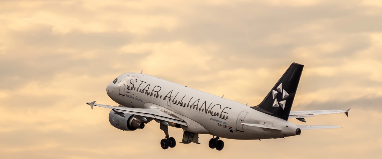 Airbus A319 von Croatia Airlines in Star-Alliance-Lackierung: In diesem Sommer bekommt der erste Airbus A220 die Sonderlackierung.