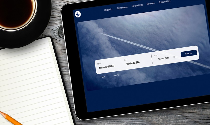 Webseite von Bavarian Airlines: Plötzlich nicht mehr online.