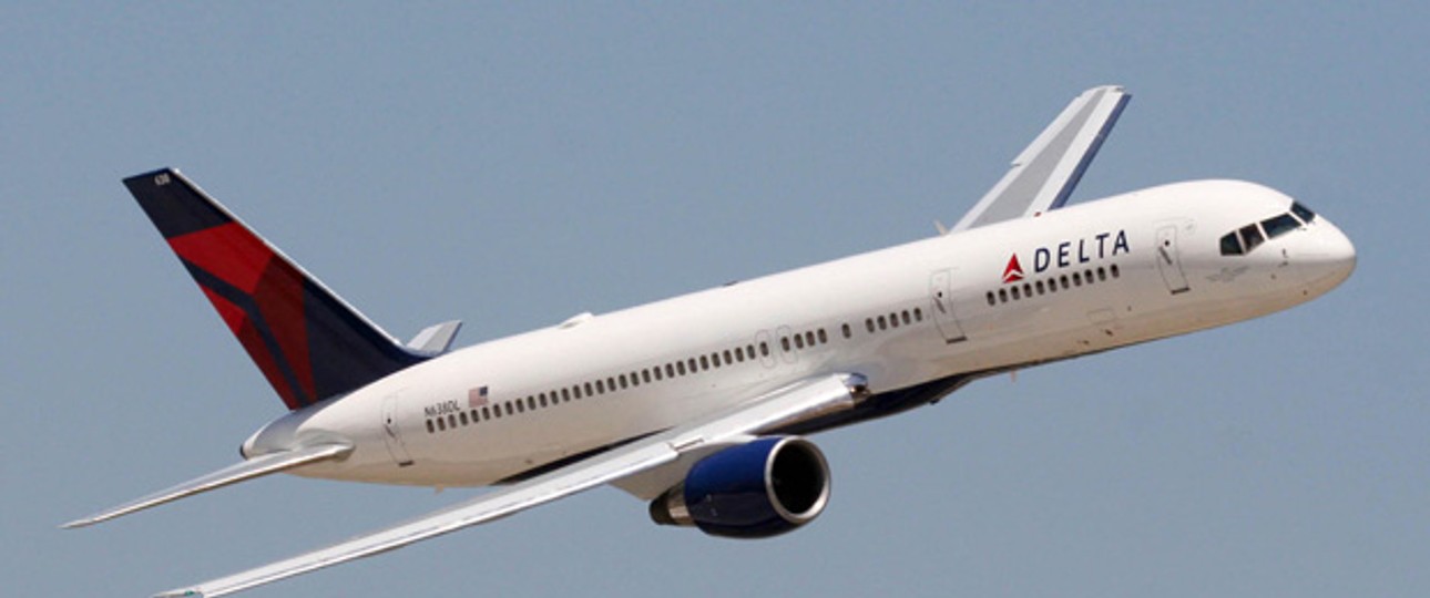 Boeing 757 von Delta: Ein kleiner Junge flog gratis mit.