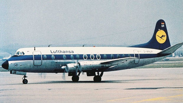Vickers Viscount von Lufthansa: Bis  Ende 1971.