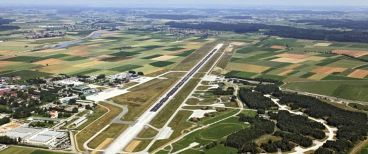 Flughafen Memmingen: Bald ist hier etwas weniger los.