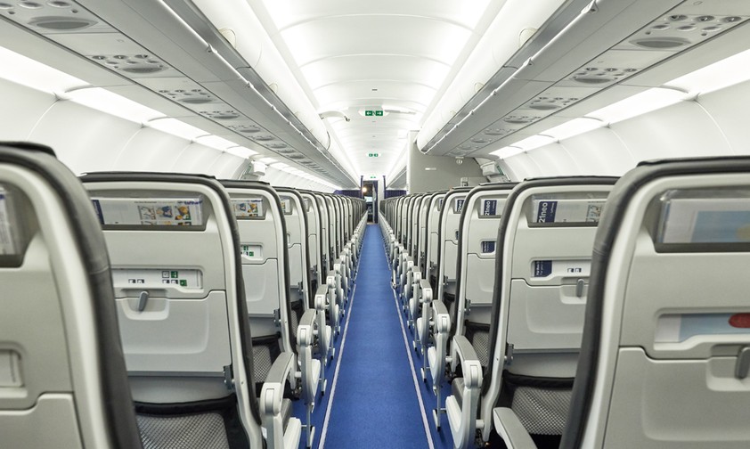 Kabine eines Airbus A321 Neo von Lufthansa: Wem ein Mittelsitz zugeteilt wird und wechseln will, muss zahlen.