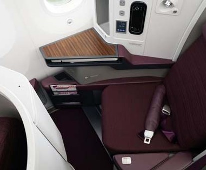 Business-Sitz in der Boeing 787-9 von Thai: nicht für alle Passagiere geeignet.