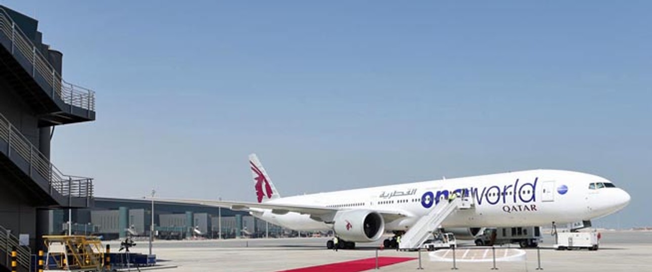 Flieger von Qatar Airways: Austritt aus Oneworld ist eine Option.