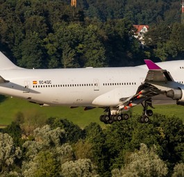 Boeing 747 von Wamos Air: Viele Rückholflüge.