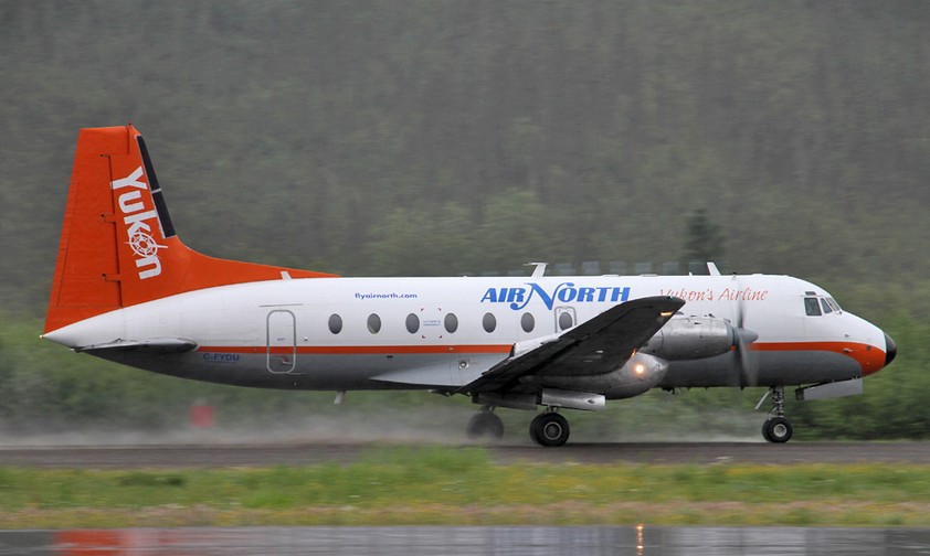 Start einer HS 748: Air North verabschiedete ihre letzte Hawker Siddeley.
