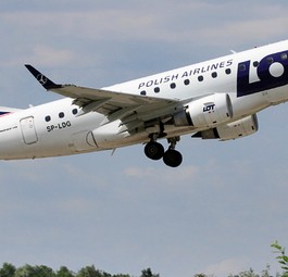 Embraer E170 von Lot: Die Fluglinie ist angeschlagen.