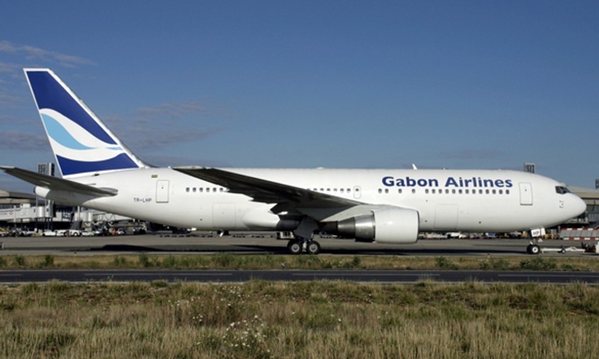 Boeing B767 von Gabon Airlines: In Äthiopien beschlagnahmt.