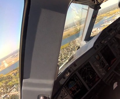 A380-Cockpit: Eine beeindruckende Landung