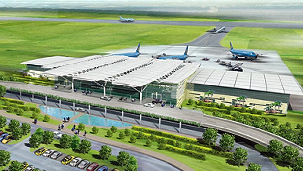 Modell des neuen Airports: Über 100 Millionen Passagiere pro Jahr.