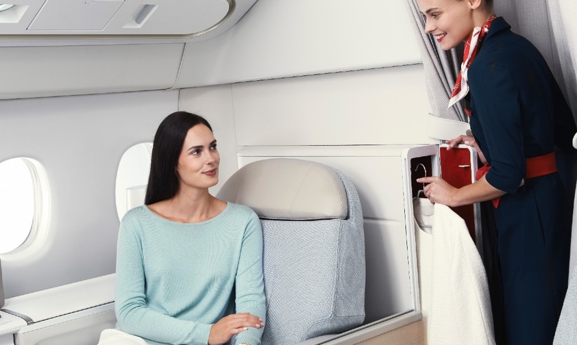 Passagierin in der erstn Klasse: La Premier soll nochmals besser werden.