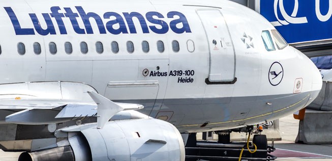 Airbus A319 von Lufthansa: Seit Mittwoch befindet sich das Personal im Arbeitskampf.