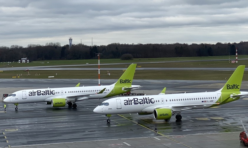 air baltic airbus a220 hamburg