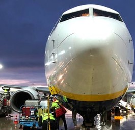 Boeing 737 von Ryanair: Weniger in Weeze, gar nicht mehr in Bremen.