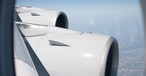 Blick aus einem Airbus A380 von Lufthansa: Ab Sommer 2023 wieder möglich.