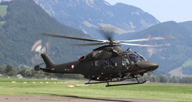 Leonardo AW 169 Lion: Ist direkt aus Italien in Aigen im Ennstal eingetroffen.