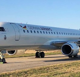 Bisher besteht die Flotte von German Airways aus Embraer E190.