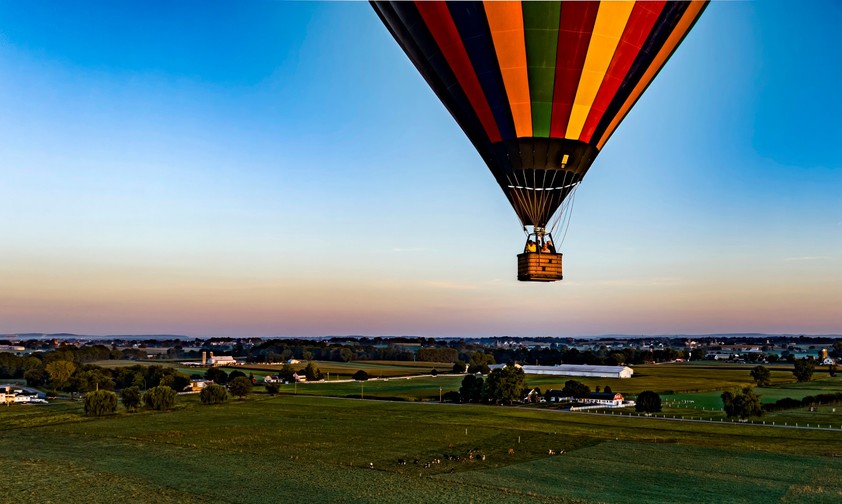 Ballon in der Luft: Ballonfahren ist noch gefährlicher als fliegen in Kleinflugzeugen.
