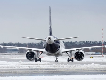 Winter am Flughafen Frankfurt: Viel Arbeite, wenns mal wirklich schneit.