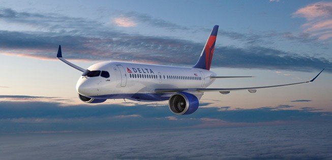 Bombardier-Jet von Delta: Die Piloten können sich auf mehr Geld freuen.