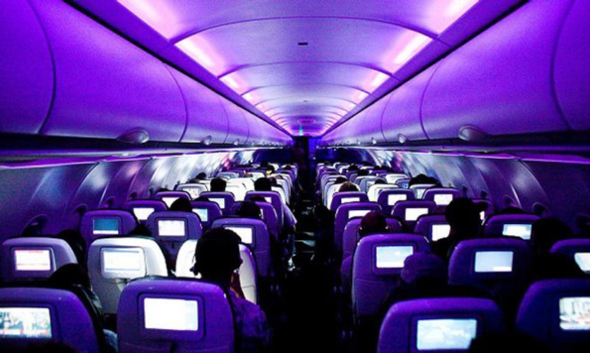 Kabine von Virgin Atlantic: Bald mit Handyempfang.