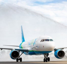 Airbus A320 von Global Crossing: Damit will die Airline die USA und Venezuela verbinden.